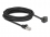 Delock Network Extension Cable RJ45 plug to RJ45 jack 90° angled Cat.6 F/UTP 5 m black