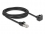 Delock Network Extension Cable RJ45 plug to RJ45 jack 90° angled Cat.6 F/UTP 2 m black