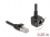 Delock Network Extension Cable RJ45 plug to RJ45 jack 90° angled Cat.6 F/UTP 0.25 m black