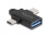 Delock Adapter USB 10 Gbps 2 in 1 USB-A female to USB Type-C™ male + USB Micro-B male OTG