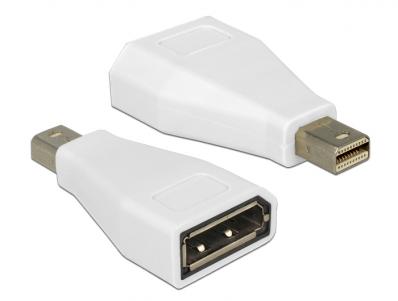 Delock Adapter mini Displayport 1.2 male Displayport female white