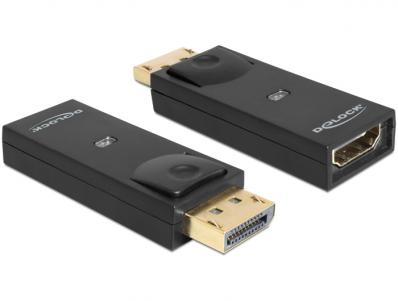 Delock Adapter Displayport 1.1 male HDMI female black