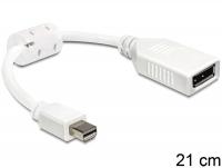 Delock Adapter mini Displayport male Displayport female white