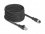 Delock M12 Cable X-coded 8 pin female to RJ45 plug Cat.5e S/FTP flexible 10 m black