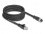 Delock M12 Cable X-coded 8 pin female to RJ45 plug Cat.5e S/FTP flexible 5 m black