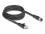 Delock M12 Cable X-coded 8 pin female to RJ45 plug Cat.5e S/FTP flexible 3 m black