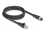 Delock M12 Cable X-coded 8 pin female to RJ45 plug Cat.5e S/FTP flexible 2 m black