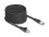 Delock M12 Cable X-coded 8 pin male to RJ45 plug Cat.5e S/FTP flexible 10 m black