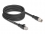 Delock M12 Cable X-coded 8 pin male to RJ45 plug Cat.5e S/FTP flexible 5 m black