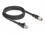 Delock M12 Cable X-coded 8 pin male to RJ45 plug Cat.5e S/FTP flexible 2 m black