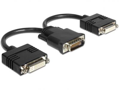 Delock Adapter DMS-59 male 2 x DVI 24+5 female 20 cm