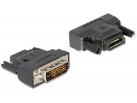 Delock Adapter DVI-25pin male HDMI female with LED
