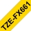 Schriftbandkassette Brother 36mmx8m gelb/schwarz TZe-FX661