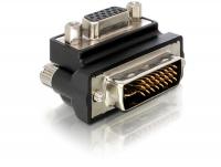 Delock Adapter VGA female DVI 29pin male 90 right angled