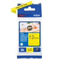 Schriftband Brother 12mmx4m gelb/schwarz TZe-631S