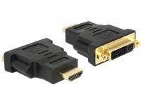 Delock Adapter HDMI male DVI 24+5 pin female