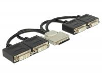 Delock Adapter VHDCI-68 pin male 4 x DVI 24 +1 female 22 cm