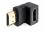 Delock Adapter HDMI male HDMI female 90 down