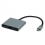 ROLINE Type C - HDMI Adapter, M/F, 1x USB 3.2 Gen 1 A, 1x Type C (Power Delivery)