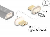 Delock Magnetic Adapter USB Type Micro-B male