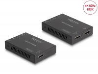 Delock HDMI Extender Set over Cat.6 cable 4K 60 Hz 50 m