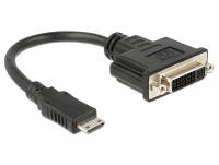 Delock Adapter HDMI Mini-C male DVI 24+5 female 20 cm