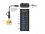 Delock 7 Port USB Hub with 4 Ports 10 Gbps and 4 Fast Charging Ports with Switch and Illumination