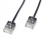 ROLINE UTP Data Center Patch Cord Cat.6A (Class EA), LSOH, Slim, Ultra Short Connector, black, 3 m