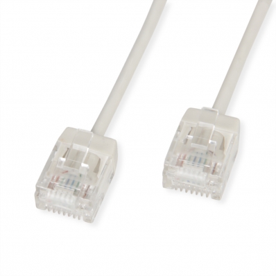 ROLINE UTP Data Center Patch Cord Cat.6A (Class EA), LSOH, Slim, Ultra Short Connector, grey, 5 m