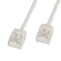ROLINE UTP Data Center Patch Cord Cat.6A (Class EA), LSOH, Slim, Ultra Short Connector, grey, 3 m