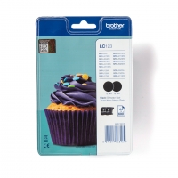 Patrone Brother LC-123BKBP2 Twin Pack