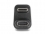Delock USB-C™ Adapter 180° angled 40 Gbps PD 3.1 240 W male to female U-shape 8K 60 Hz metal