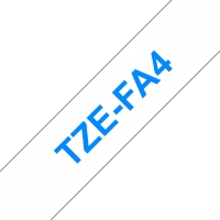 Textilband Brother 18mmx3m weiß/blau (Aufbügelband) TZEFA4