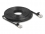 Delock RJ45 Flat Patch Cable plug to plug Cat.6A 10 m black