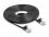 Delock RJ45 Flat Patch Cable plug to plug Cat.6A 5 m black