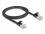 Delock RJ45 Flat Patch Cable plug to plug Cat.6A 1 m black