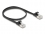 Delock RJ45 Flat Patch Cable plug to plug Cat.6A 0.5 m black