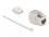 Delock Keystone Module RJ45 jack to LSA Cat.8.1 with metal latch toolfree