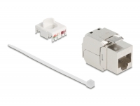 Delock Keystone Module RJ45 jack to LSA Cat.8.1 with metal latch toolfree