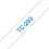 Schriftbandkassette Brother 9mm weiß/blau TC293
