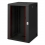 ROLINE 19-inch wall-mounted housing Pro 20 U, 600x600 WxD two-piece swivelling black