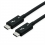 ROLINE Thunderbolt™ 5 Cable, 80Gbit/s, 240W, C-C, M/M, passive, black, 1 m