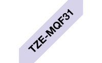 Schriftband Brother 12mmx4m lila/weiß TZe-MQF31
