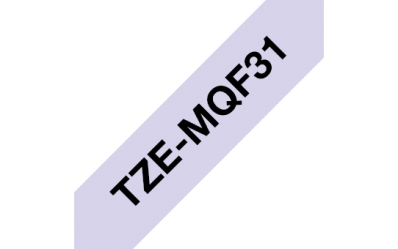 Schriftband Brother 12mmx4m lila/weiß TZe-MQF31