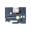 Schriftbandkassette Brother 24mmx4m weiß/gold Textilband