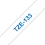 Schriftbandkassette Brother 12mmx8m farblos/blau TZe133