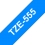 Schriftbandkassette Brother 24mm blau/weiß TZE555
