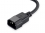Equip Y-Netzverlängerung IEC C14 -> 2x IEC C13 St/Bu 1.6m sw Polybeutel