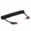 ROLINE 360° Rotation USB 2.0 Cable, C-C, M/M, spiral shaped, 60W, Red Black, 1.5 m