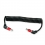 ROLINE 360° Rotation USB 2.0 Cable, C-C, M/M, spiral shaped, 60W, Red Black, 1.5 m